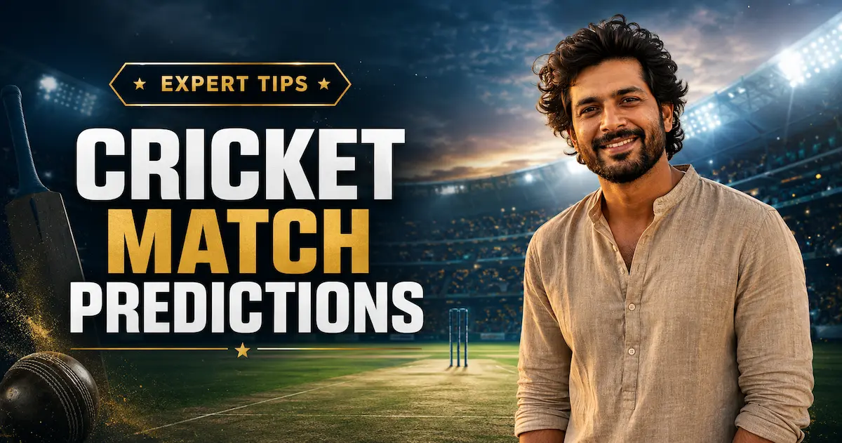 Cricket match predictions by Arjun Deshpande